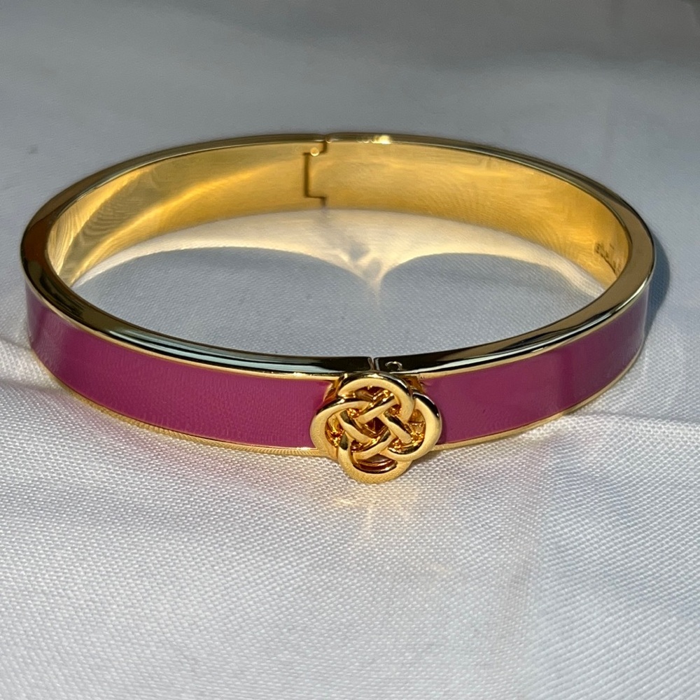 Stella & Dot pink bangle bracelet.